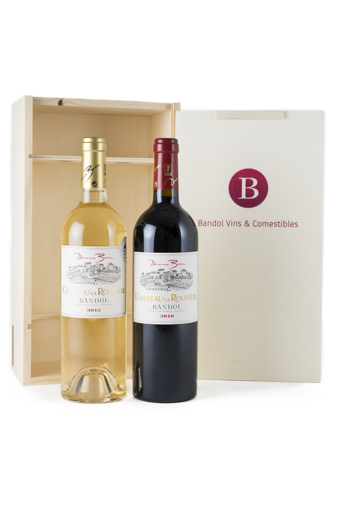 La Rouvière Blanc & Rouge, 2er Holzkiste