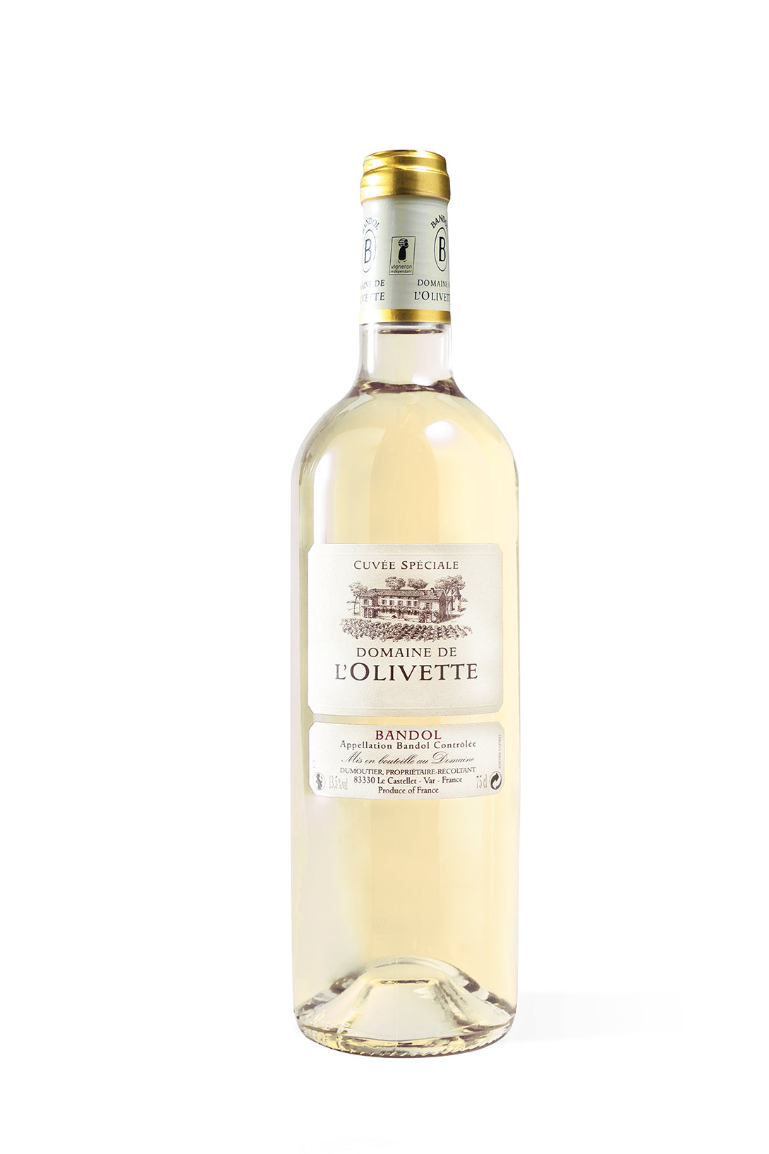 L'Olivette Blanc Cuvée Spéciale, 2020, AOC Bandol